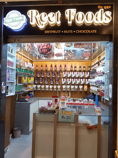 Reet Foods local shop storefront in Streets of Europe Mall Hinjewadi Pune